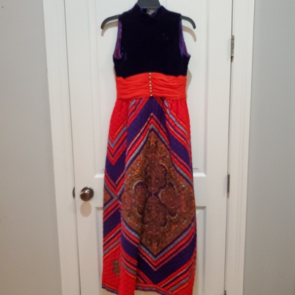 Vintage Dresses & Skirts - 2 for 12$👈Vintage Purple Velvet Quilt Dress